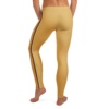 Tan Retro-Striped Leggings - Image 2