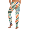 Distressed Retro Swirls Leggings - Image 2