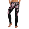 Cherry Blossom Black Leggings - Image 2