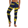 Blue Caution Tape Leggings - Image 3