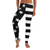 Black Stars & Strips Leggings - Image 3