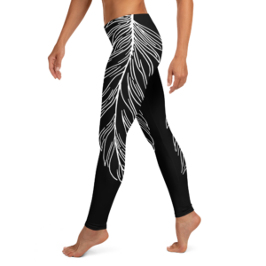 Swan Feather Leggings