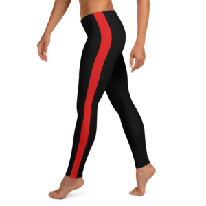 Black & Red Speedracer Leggings