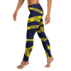 Blue Caution Tape Leggings