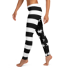 Black Stars & Strips Leggings