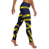 Blue Caution Tape Leggings - Image 4