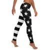Black Stars & Strips Leggings - Image 4