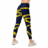 Blue Caution Tape Leggings - Image 2