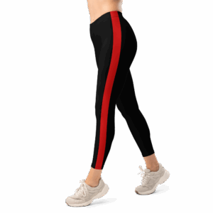 Black & Red Speedracer Leggings